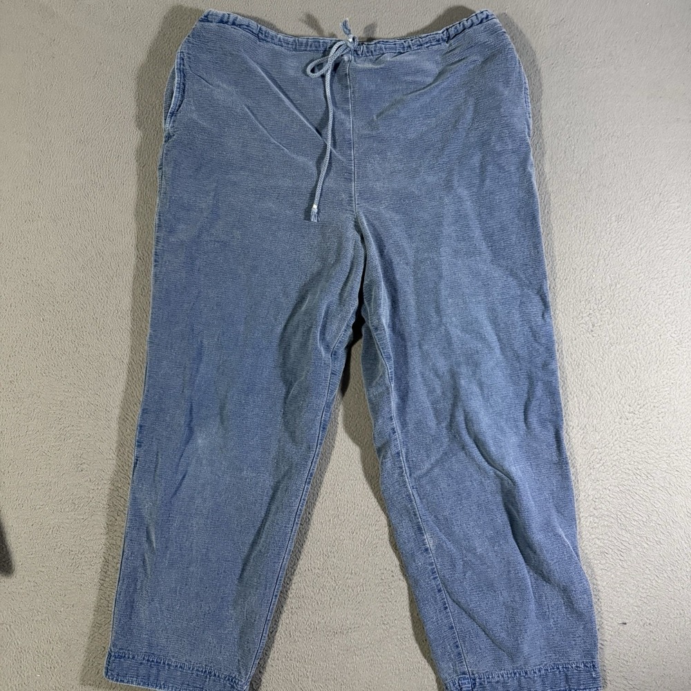 VTG Wek Sweatpants Unisex Size XL Blue Lounge Athletic Jogger Pants‎ Made In USA